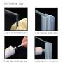 Zengest Glass Door Seal Strip, 120 Inch Shower Door Sweep to Stop Leaks, Shower Silicone Seal Strip