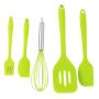 Set Of Pot - 5pcs Set Utensils Dinnerware Cooking Egg Beater Spoon Spatula Oil Brush Ware Baking - Cooking Tool Sets Cooking Tool Sets Machine Utensil Cafe Cute Baby Cream Cookware Plastic D