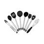 Silicone Kitchenware Set Stainless Steel Handle Kitchen Cooking Spoon Shovel 8 Piece Set Kitchenware Set