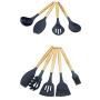 Bonwete wooden handle silicone kitchenware flexible heat-resistant silicone scraper