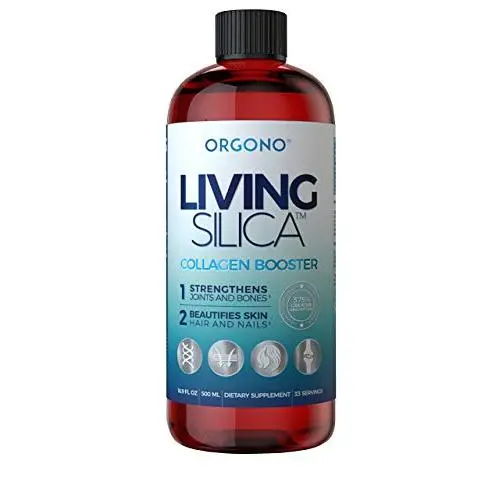 Living Silica, Collagen Booster for Bones Joints Muscles Hair Nails and Skin Double Strength (500)