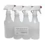 Plastic Spray Bottles Leak Proof Technology Empty 16 oz Value Pack of 4 Made in USA