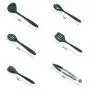 JINPENGRAN 10 Sets of Silicone Kitchenware, Non-Stick Silicone, Environmentally Friendly Cooking Tools,Black