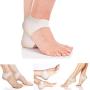 Best Heel Cushion Inserts - 3 PAIRS of Gel Pad Heel Spur Relief Cushions. Inserts for Plantar Fasciitis, Heels Spurs, Achilles Tendon, Foot Support, Blisters, Cracked Skin. For Women and Men. Silicone