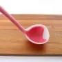Hjyi Silicone Kitchen tools thickened semi-bright silicone spoon silicone kitchenware silicone spoon resistant to high temperature silicone spoon (set of six pieces)