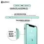 SURPHY Silicone Case Compatible with iPhone 11 Case 6.1 inch, Liquid Silicone Full Body Thickening Design Phone Case (with Microfiber Lining) for iPhone 11 6.1 2019, Mint Green