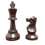 Heavy, Triple Weighted, School, Club, Tournament Chess Set, Black/White - 34 Chess Pieces (2 Extra Queens), 3.75" Tall King, Instructions on How to Play Chess