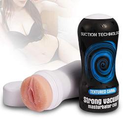 Sheeopp Male Sucker Oral Tongue Deep Throat Lip Sucking Toy Safe Silicon Trainer Artificial Vigina Real Pussy,Best Rated for Travel Gift -Party Gift T-Shirt