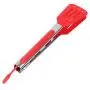 Craig 2pcs Stainless Steel Nylon Square Head Kitchen Tongs BBQ Tongs Utility Tong Cookingl Kitchen Tongs Red