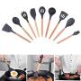 CUTICATE Cooking Tool Set Non Stick Cookware Set Silicone Cooking Utensils Outdoors