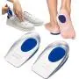 Silicone Gel Heel Cups for Heel Pain, 1pair Plantar Fasciitis Heel Cushion Protectors, Sore Heel Achilles Pain Relief, Soft Shoe Inserts Shock Absorption, Heel Support for Foot Care, Comfort Foot Pads