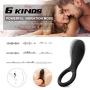 Soft Relax Massage Wireless Quiet Còckring Relax Toy Powerful Strong Vibration Delay Ring Silicone Massage Ring USB Charging Relax Toys