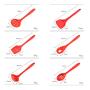 Gwjs Silicone Kitchenware, Non-stick Spatula Silicone Spatula Set Kitchen Gadget Kitchen Utensils-twelve-piece Set 33.2cm(13.1inch)
