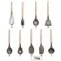 LDGR Pancake Spatula Silicone Kitchen Utensils Gadgets Wood Handle Cooking Tools Kitchenware Set Spatula Shovel Spoon Home Kitchen Tools