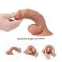 Sex Toys Realistic 7.67 Inch Realistic Ultra-Soft Silicone Dildo Lifelike Vein Superior Penis Dual Layer Liquid Silicone Penis with Suction Cup Adult Sex Massage Masturbation Toys for Women 366G Anal