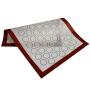 QYLLXSLL Home Non Stick Silicone Mat Baking Oven Pastry Macaron Cake Sheet Kitchen Drain Plate Mat Table Waterproof Set Kitchenware Placemat (Color : Red)