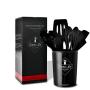 YWT Non Stick Silicone Kitchen Utensils Set of 11 with Storage Bucket - Silicone Kitchenware Set Cooking Shovel Spoon Tool Black Suitable for Cooking and Baking