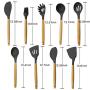 Kitchen Cooking Utensils - Silicone Set - Nonstick Kitchenware Spatula - Kitchen Gadget Set, 7 piece set