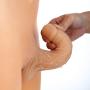 ZRB Female Lesbian Wearable Fake Penis Panties, Silicone Lifelike Straight Penis Dildo Transsexual Crossdresser Pants Adult Sex Toys Male Cock Dick Flesh Skin
