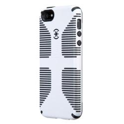 Speck Products CandyShell Grip Case for iPhone SE/5/5S  -Retail Packaging- White/Black