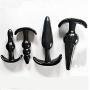 Medical Silicone Trainer Kit,Beginner Set,4pcs/Set Soft Plugs Toys for Women and Men (Black)