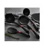 Kitchenware Utensils Set 5 Piece Silicone Nylon Heat Resistant Non-Stick Cooking Professional Spoon shovel Tools Black