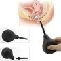 4PCS Anal Plug Set Medical Silicone Sensuality Anal Massager(Black) 1 Set