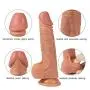Wushuangyu 7.87 Inch Realistic Double Layer Silicone Dìdlo Perfect Size Lifelike Massager Wand Good Choice for Women - Vibrant Toy