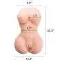 Y-NOT 3D Realistic Life Size Sex Love Doll Male Masturbator Silicone Sex Dolls with Breasts Butt Tight Vigrin Pussy Ass Adult Toys for Men Sexual Pleasure Masturbation Flesh
