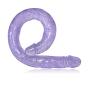 XXK-LOVEMI Super-Long Silicone Flaccid Toy 21-inch Double-Ended Dl&d Distaff Massage Toy with Handsfree Suction Cup