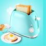 QIN.J.FANG-Kitchen 2 Slice Fully Automatic Stainless Steel Household Toaster One-Touch Shortcut Toaster With 7-Speed Temperature Adjustment 220V
