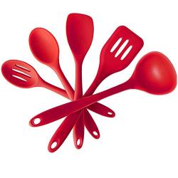 Non-Stick Pan Set Kitchenware Silicone Cooking Set 5 Piece Set Kitchen Supplies Kitchen Silicone Appliance Set