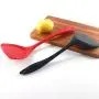 Hjyi Silicone Kitchen spatula non-stick pot special fried vegetables cooking shovel high temperature silicone kitchenware (black and red two-piece set)