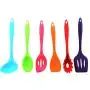 JunbosiKitchenware, Silicone Kitchenware, 6 Sets of Colored Kitchenware Set, Silicone Shovel Cooking Utensils