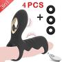 Male Longer Lasting Shake Rooster Ring with Contented Brush Silicone Happy Toys Rings Shock 10 Speeds USB Charged,Rings for Couples Best Gift