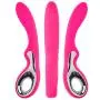 Vibrator, Oomph! Butterfly 16-Frequency 3-Speed Vibration USB Rechargeable Silicone G-spot and Clitoris Massager AV Vibe Female Masturbation Toy - Rosy