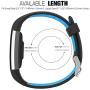 SKYLET Compatible with Fitbit Charge 2 Bands, 3 Pack Breathable Silicone Replacement Sport Wristbands Compatible with Fitbit Charge 2 with Secure Watch Clasp Men Women Large Small