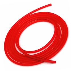 Upgr8 Universal Inner Diameter High Performance 5 Feet Length Silicone Vacuum Hose Line (10MM(3/8 Inch), Red)