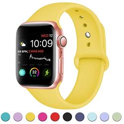 DaQin Band Compatible with Apple Watch 38mm 40mm 42mm 44mm for Women and Men, Sport Replacement Wristbands for iWatch Series 5 Series 4 Series 3/2/1, S/M, M/L