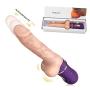 Big Powerful Thrusting Vibrator Dildo, Adult Sex Toys for Women Pleasure, EROCOME Rechargeable Silicone Clitorisl Vagina Stimulator Realistic Dilldo Massager