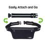 Ultra Slim Fanny Packs Running Belt, Water Resistant Lightweight Phone Holder Fitness Workout Exercise Waist Pouch Bag for iPhone X XS 8 Samsung Note in Biking Walking Hiking Gym Sports