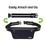 Ultra Slim Fanny Packs Running Belt, Water Resistant Lightweight Phone Holder Fitness Workout Exercise Waist Pouch Bag for iPhone X XS 8 Samsung Note in Biking Walking Hiking Gym Sports