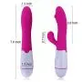SBYDEH Electric Mini Personal 30 Patterns Handheld Massager Vibrating Silicone Powerful Massage Waterproof G Spotter Sex Toys Dildo for Back Neck Shoulder Silent
