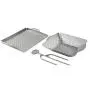 Nordic Ware 3 Piece Grilling Set, Metallic