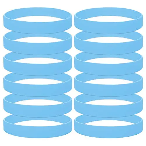 GOGO Wholesale Rubber Bracelets for Kids Silicone Wrist Bands for Events Rubber Bands Party Favors