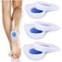 Silicone Gel Heel Cups for Heel Pain - Heel Protectors Shoe Inserts Women for Plantar Fasciitis, Sore Heel Pain, Bone Spur and Achilles Pain - Heel Pads and Heel Cushions Support 3 Pairs (Small)