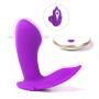 Wireless Remote Anal Plug Male Prostate Massager with 10 Vibration Modes,Waterproof Anal Sex Toys Vibrator for Men & Women and Couple Play Fun (Purple)