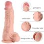 Bfucky 13 Inch Soft ??ld? Silicone Hands Free Huge Size PVC Massager Wand with Strong Suction Cup for Women - Love Toys for Women to Play with, Birthday Party Gifts for Friends Bfucky