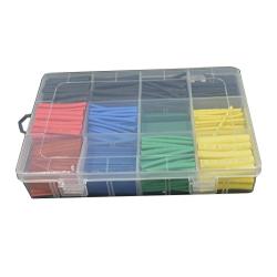 URBEST 530 Pcs 2:1 Heat Shrink Tubing Tube Sleeving Wrap Cable Wire 5 Color 8 Size