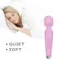 VViN Mini Handheld Wand Massager - Powerful Wireless Personal Massage with 5 Speeds 10 Vibration Modes,Whisper Quiet,Waterproof Soft Silicone Head,Body Massage for Neck Shoulder Back Relieves（Pink）